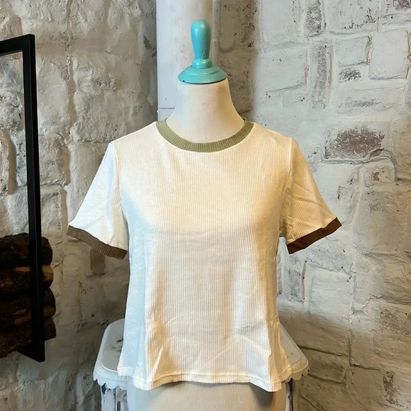 Papermoon Tops - Papermoon | Color Block Knit Tee